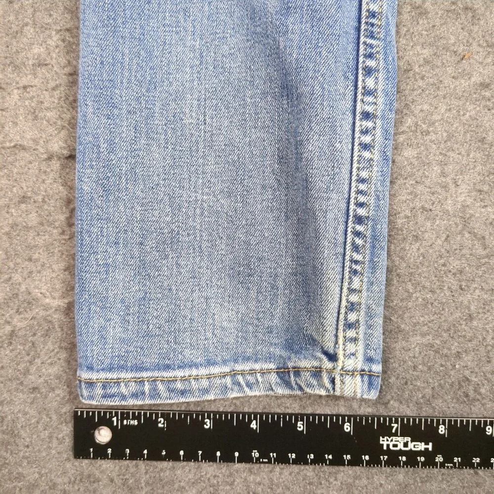 Levis 513 Slim Straight Jeans Mens 29x30 Medium Wash Blue Denim Pants